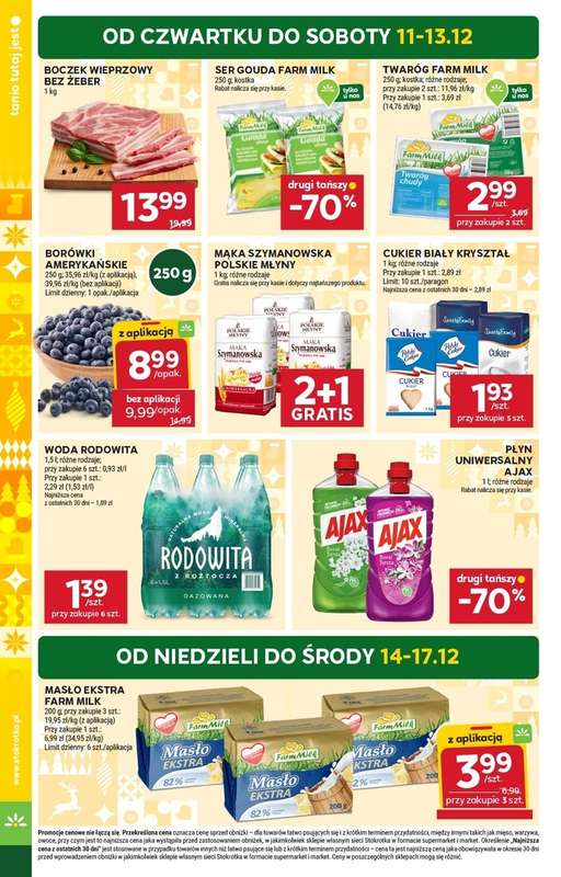 Stokrotka - gazetka promocyjna Gazetka Market od czwartku 11.12 do środy 17.12 - strona 6