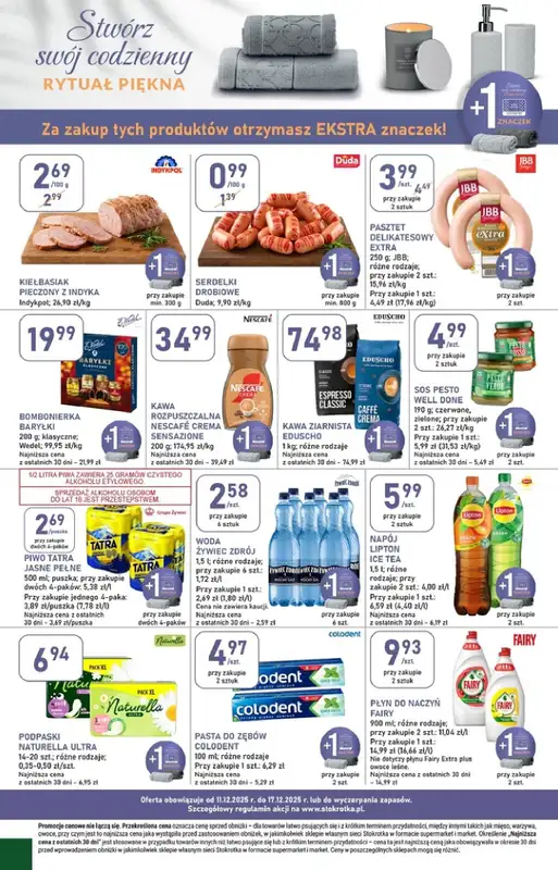 Stokrotka - gazetka promocyjna Gazetka Supermarket od czwartku 11.12 do środy 17.12 - strona 43