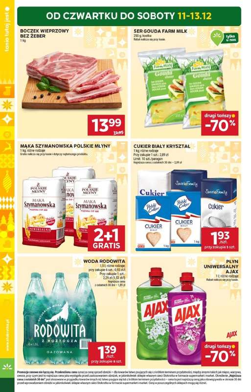 Stokrotka - gazetka promocyjna Gazetka Supermarket od czwartku 11.12 do środy 17.12 - strona 4