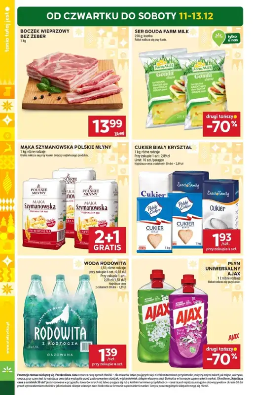 Stokrotka - gazetka promocyjna Gazetka Supermarket od czwartku 11.12 do środy 17.12 - strona 4
