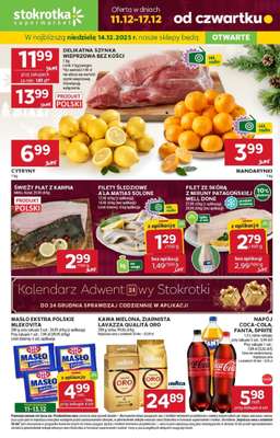 Stokrotka - gazetka promocyjna Gazetka Supermarket od czwartku 11.12 do środy 17.12