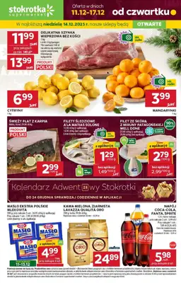 Stokrotka - gazetka promocyjna Gazetka Supermarket od czwartku 11.12 do środy 17.12