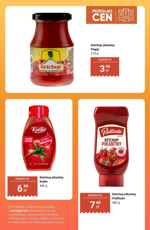 Dino - gazetka promocyjna Ketchupy i sosy - przegląd cen   - strona 3