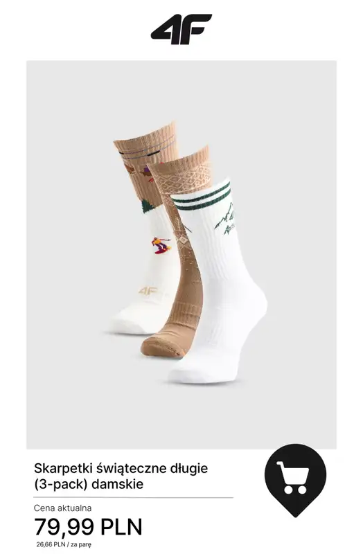 4F - gazetka promocyjna Pomysły na prezent dla niej - do 150 zł od środy 10.12  - strona 5