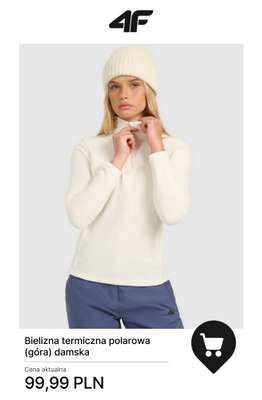 Bielizna termiczna polarowa (góra) damska