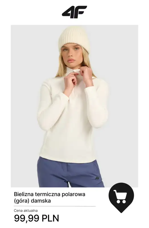 4F - gazetka promocyjna Pomysły na prezent dla niej - do 150 zł od środy 10.12  - strona 10