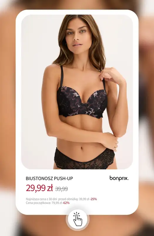 bonprix - gazetka promocyjna Bielizna na wyprzedaży - już od 15,99 zł od środy 10.12 do wtorku 16.12 - strona 14