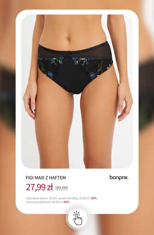 bonprix - gazetka promocyjna Bielizna na wyprzedaży - już od 15,99 zł od środy 10.12 do wtorku 16.12 - strona 10