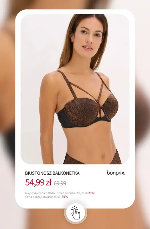 bonprix - gazetka promocyjna Bielizna na wyprzedaży - już od 15,99 zł od środy 10.12 do wtorku 16.12 - strona 21