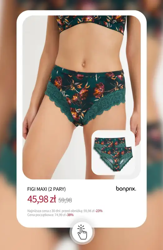 bonprix - gazetka promocyjna Bielizna na wyprzedaży - już od 15,99 zł od środy 10.12 do wtorku 16.12 - strona 17