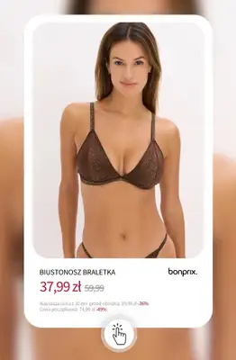 bonprix - gazetka promocyjna Bielizna na wyprzedaży - już od 15,99 zł od środy 10.12 do wtorku 16.12 - strona 23