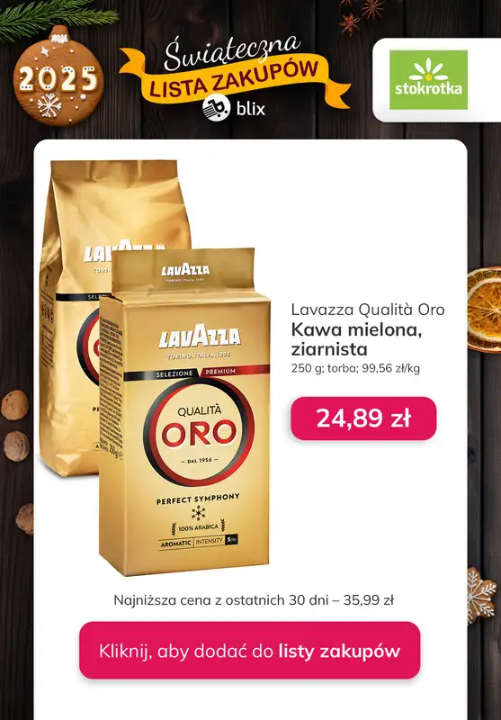 Stokrotka - gazetka promocyjna Świąteczna Lista Zakupów! od czwartku 11.12 do środy 17.12 - strona 6