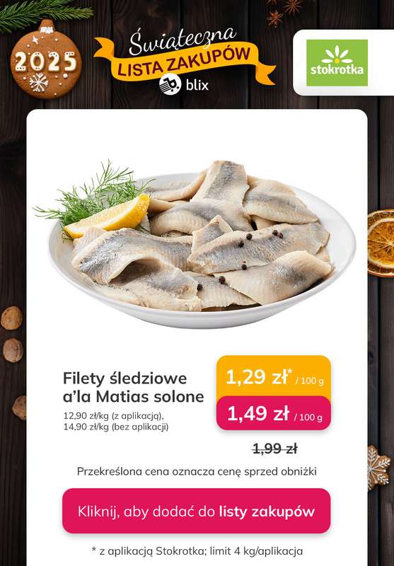 Stokrotka - gazetka promocyjna Świąteczna Lista Zakupów! od czwartku 11.12 do środy 17.12 - strona 4