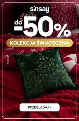 Sinsay - gazetka promocyjna Kolekcja Świąteczna do -50% od środy 10.12 