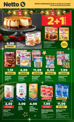 Netto - gazetka promocyjna Czas na wypieki z Netto! od czwartku 11.12 do niedzieli 14.12