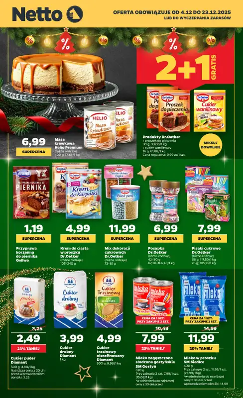 Netto - gazetka promocyjna Czas na wypieki z Netto! od czwartku 11.12 do niedzieli 14.12