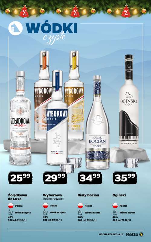 Netto - gazetka promocyjna Mocna Kolekcja - Alkohole mocne od środy 10.12 do niedzieli 21.12 - strona 7