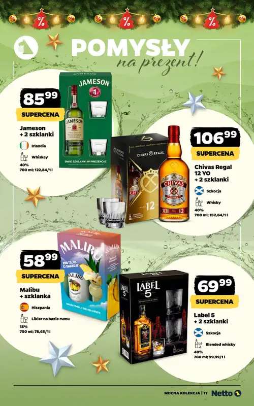Netto - gazetka promocyjna Mocna Kolekcja - Alkohole mocne od środy 10.12 do niedzieli 21.12 - strona 17