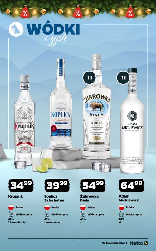 Netto - gazetka promocyjna Mocna Kolekcja - Alkohole mocne od środy 10.12 do niedzieli 21.12 - strona 9