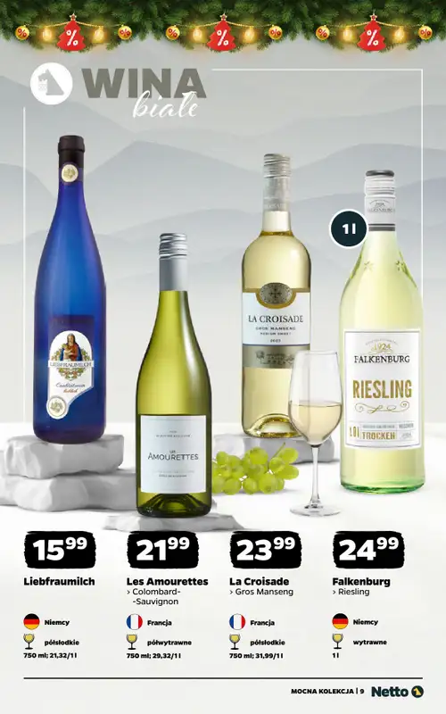 Netto - gazetka promocyjna Mocna Kolekcja - Wina od środy 10.12 do niedzieli 21.12 - strona 9