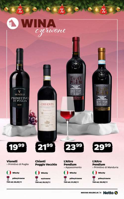 Netto - gazetka promocyjna Mocna Kolekcja - Wina  do niedzieli 21.12 - strona 5