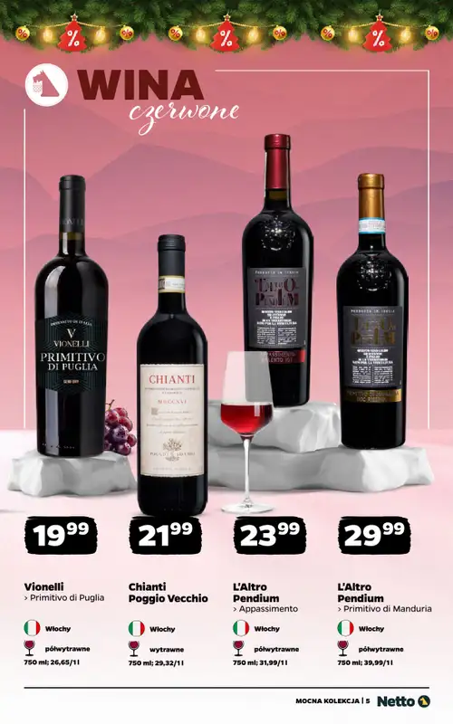 Netto - gazetka promocyjna Mocna Kolekcja - Wina od środy 10.12 do niedzieli 21.12 - strona 5