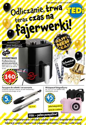 Tedi - gazetka promocyjna Gazetka od piątku 12.12 do niedzieli 21.12