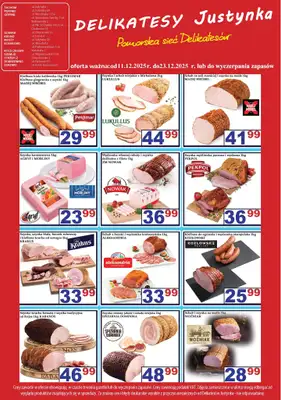 Delikatesy Justynka - gazetka promocyjna Gazetka od czwartku 11.12 do środy 24.12 - strona 2