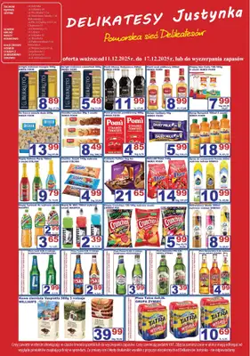 Delikatesy Justynka - gazetka promocyjna Gazetka od czwartku 11.12 do środy 17.12 - strona 4