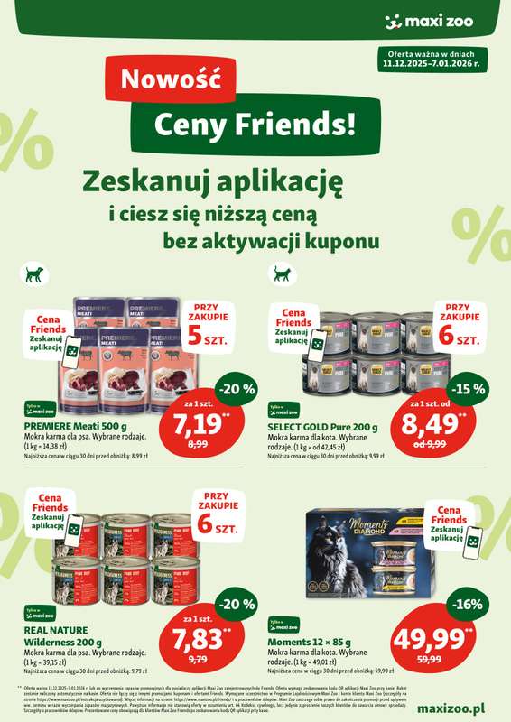 MAXI ZOO - gazetka promocyjna Gazetka  do środy 07.01 - strona 7