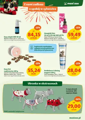 MAXI ZOO - gazetka promocyjna Gazetka  do środy 07.01 - strona 3