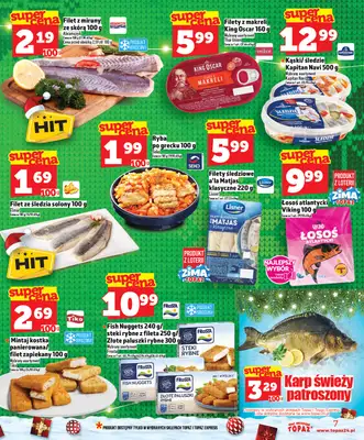 TOPAZ - gazetka promocyjna SuperCeny na Święta od czwartku od czwartku 18.12 do wtorku 23.12 - strona 7