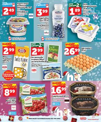 TOPAZ - gazetka promocyjna SuperCeny na Święta od czwartku od czwartku 18.12 do wtorku 23.12 - strona 17