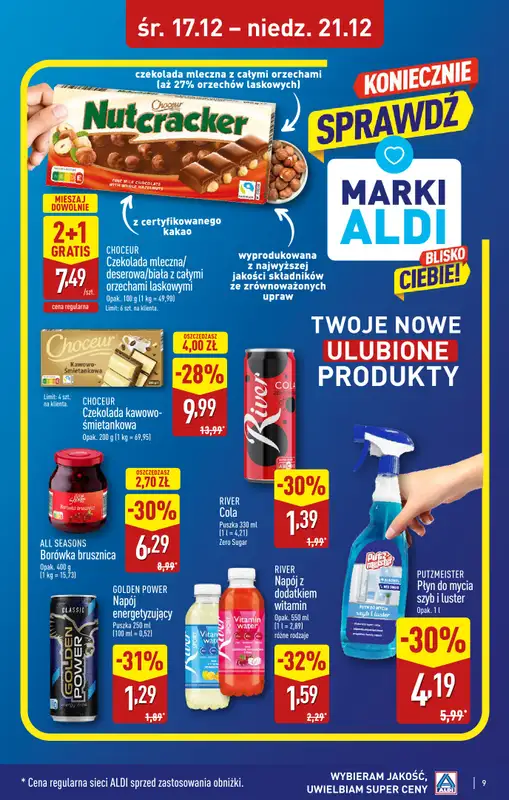 Aldi - gazetka promocyjna BIAŁYSTOK: WIELKIE OTWARCIE już w środę: 17.12! od środy 17.12 do niedzieli 21.12 - strona 9