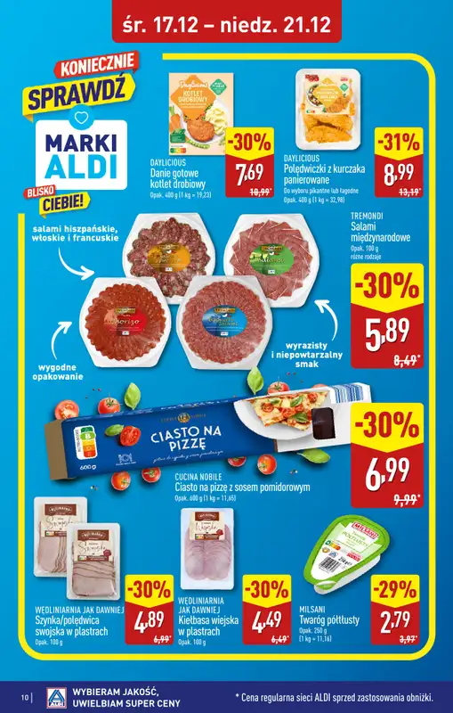 Aldi - gazetka promocyjna BIAŁYSTOK: WIELKIE OTWARCIE już w środę: 17.12! od środy 17.12 do niedzieli 21.12 - strona 10