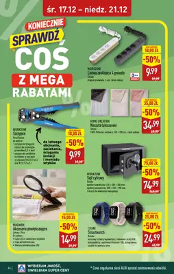 Aldi - gazetka promocyjna KRAKÓW: WIELKIE OTWARCIE już w środę: 17.12! od środy 17.12 do niedzieli 21.12 - strona 24