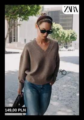 Zara - gazetka promocyjna Swetry i kardigany damskie od czwartku 11.12  - strona 2