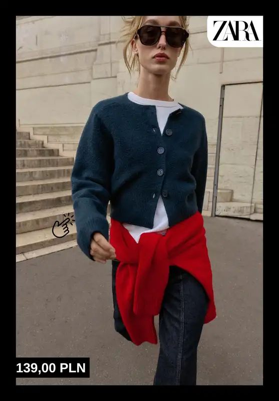 Zara - gazetka promocyjna Swetry i kardigany damskie od czwartku 11.12  - strona 9