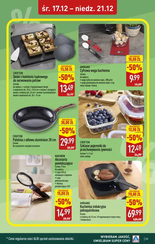 Aldi - gazetka promocyjna ŚWIDNICA: WIELKIE OTWARCIE już w środę: 17.12! od środy 17.12 do niedzieli 21.12 - strona 20