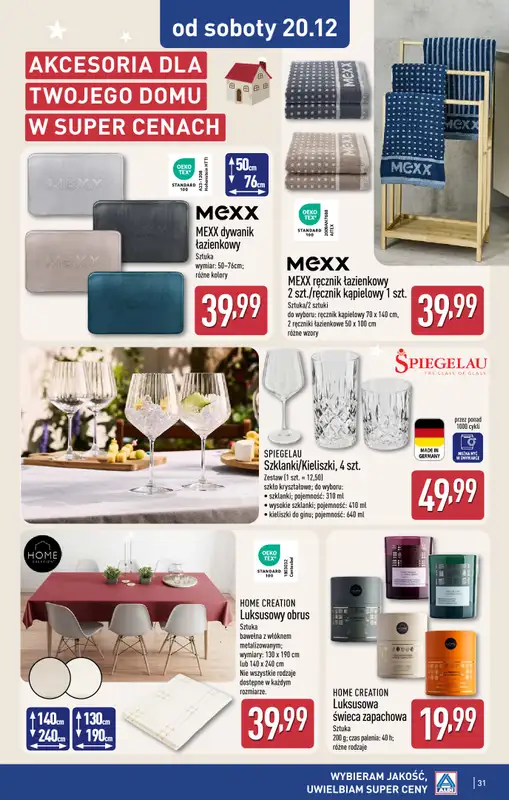 Aldi - gazetka promocyjna ŚWIDNICA: WIELKIE OTWARCIE już w środę: 17.12! od środy 17.12 do niedzieli 21.12 - strona 28