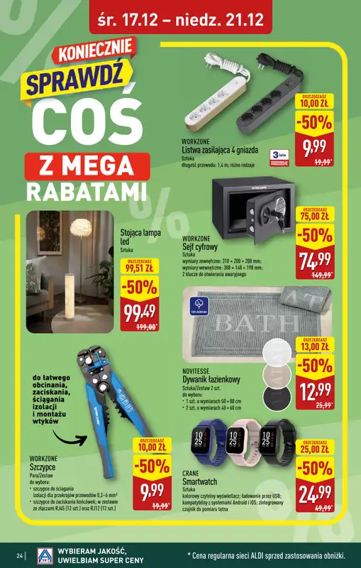 Aldi - gazetka promocyjna ŚWIDNICA: WIELKIE OTWARCIE już w środę: 17.12! od środy 17.12 do niedzieli 21.12 - strona 21