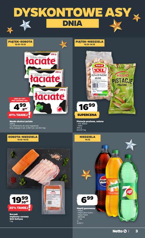 Netto - gazetka promocyjna Gazetka Spożywcza od czwartku 11.12 do niedzieli 14.12 - strona 3