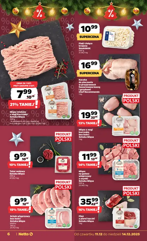 Netto - gazetka promocyjna Gazetka Spożywcza od czwartku 11.12 do niedzieli 14.12 - strona 6