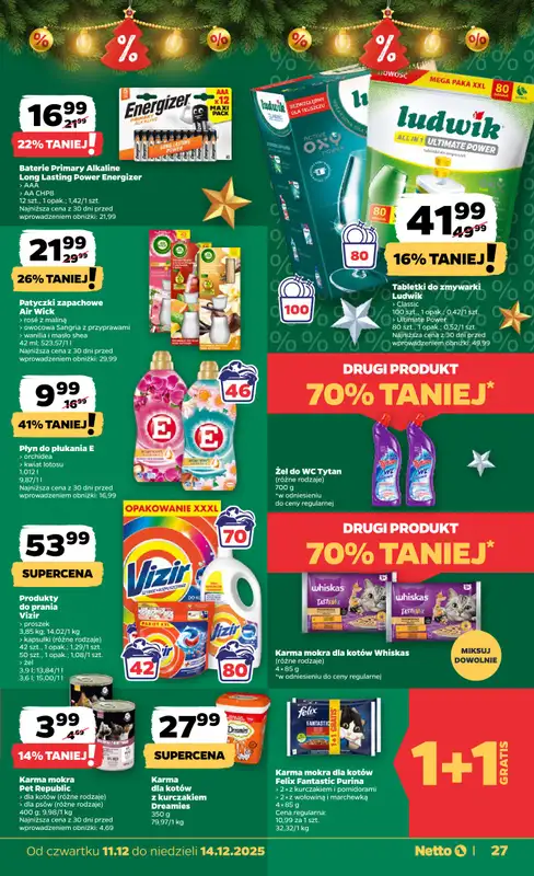 Netto - gazetka promocyjna Gazetka Spożywcza od czwartku 11.12 do niedzieli 14.12 - strona 27