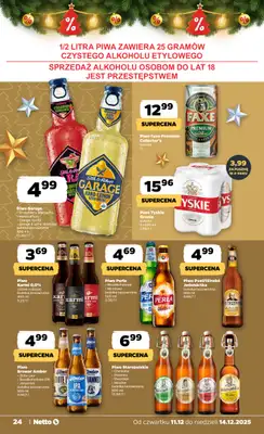 Netto - gazetka promocyjna Gazetka Spożywcza od czwartku 11.12 do niedzieli 14.12 - strona 24