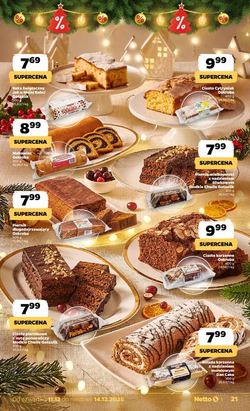 Netto - gazetka promocyjna Gazetka Spożywcza od czwartku 11.12 do niedzieli 14.12 - strona 21