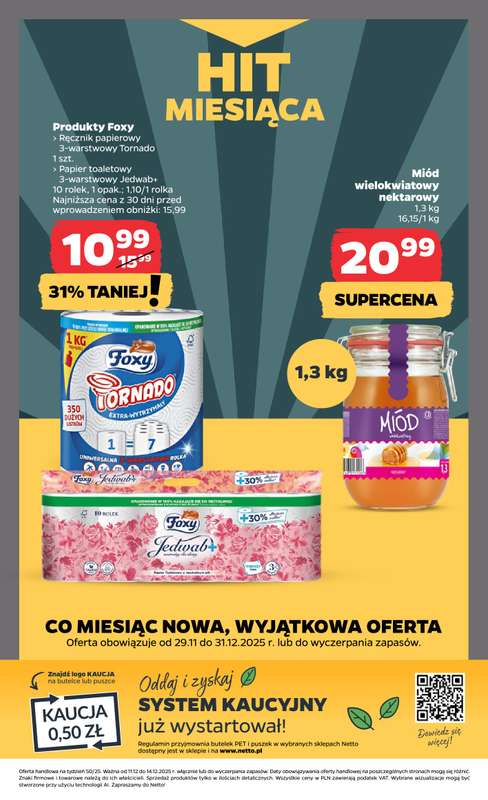 Netto - gazetka promocyjna Gazetka Spożywcza od czwartku 11.12 do niedzieli 14.12 - strona 29