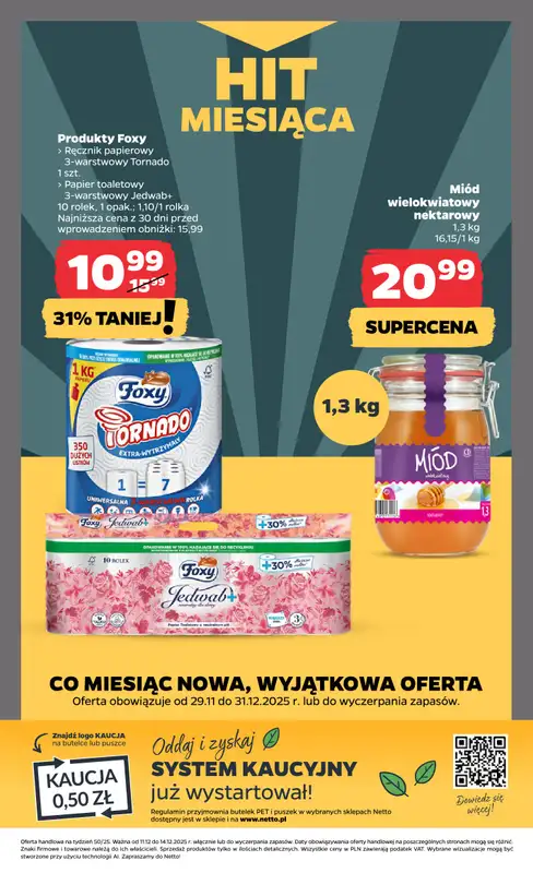 Netto - gazetka promocyjna Gazetka Spożywcza od czwartku 11.12 do niedzieli 14.12 - strona 29