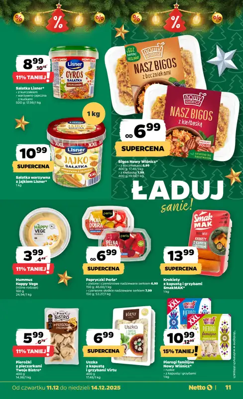 Netto - gazetka promocyjna Gazetka Spożywcza od czwartku 11.12 do niedzieli 14.12 - strona 11