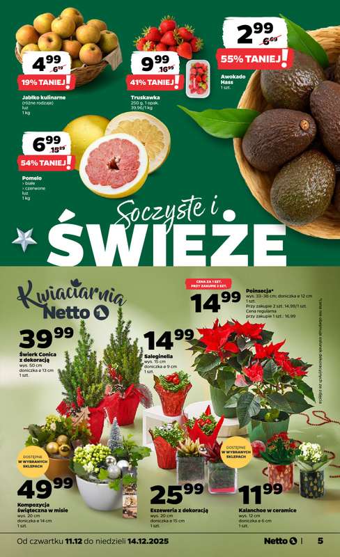 Netto - gazetka promocyjna Gazetka Spożywcza od czwartku 11.12 do niedzieli 14.12 - strona 5